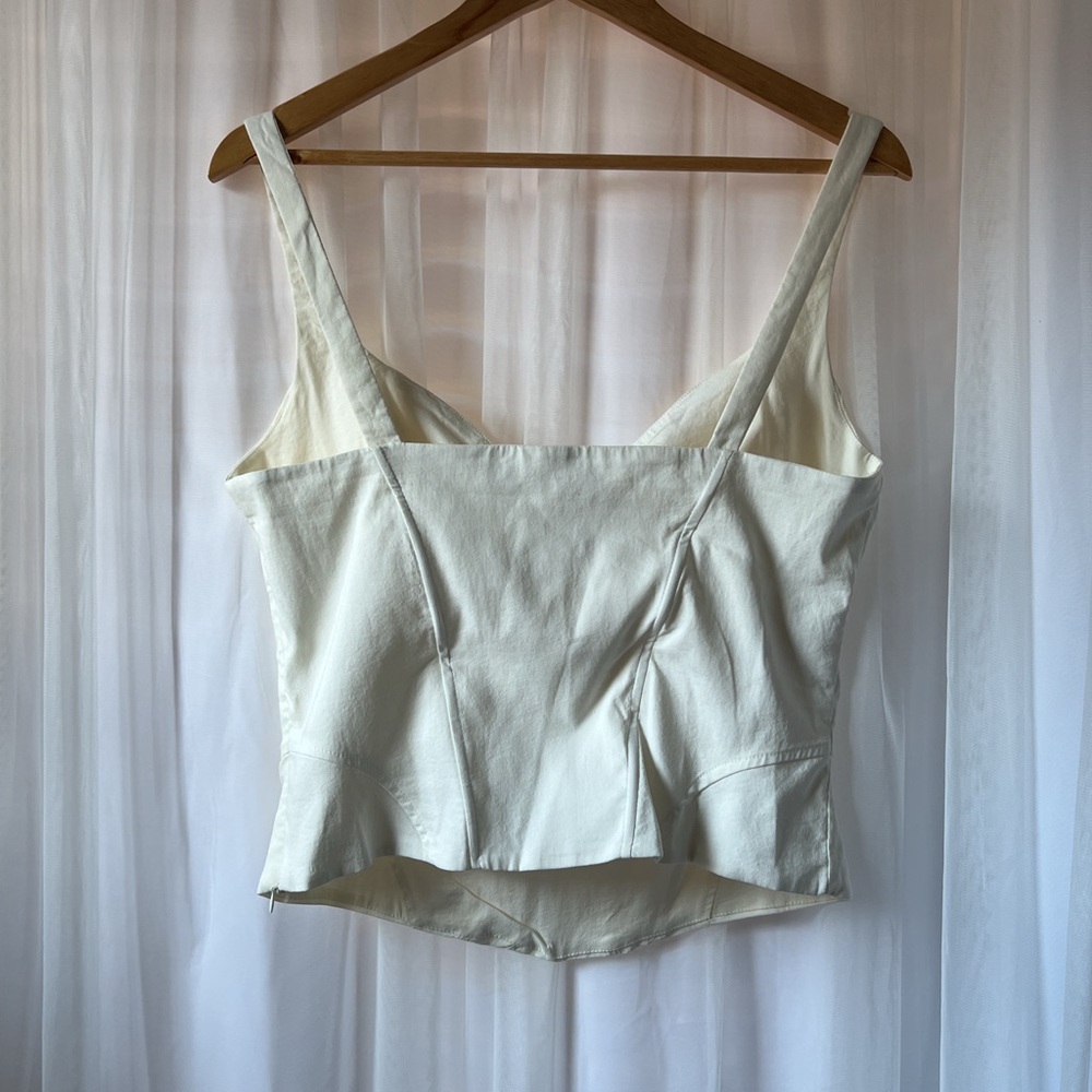 Zara White Corset Top - Picture 2 of 5